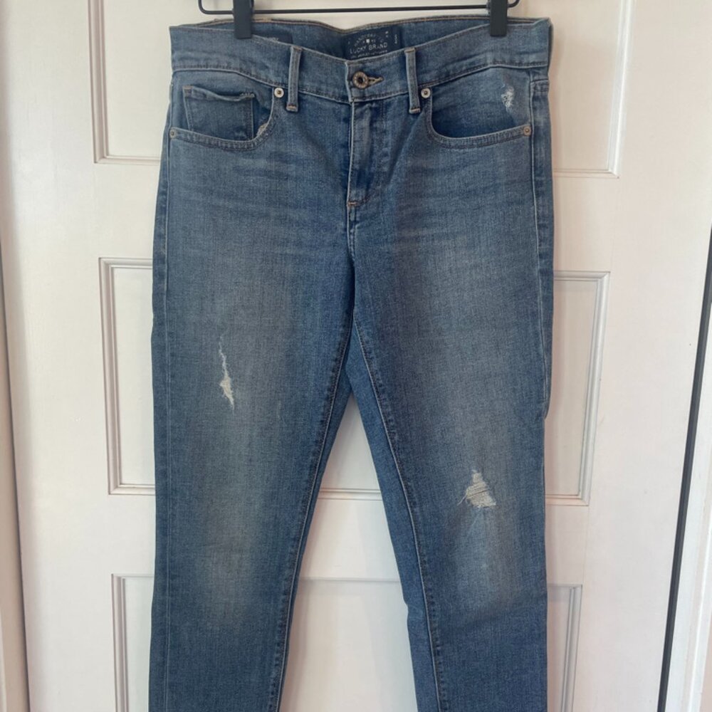 Charlie Skinny Mid Rise Jeans by Lucky Brand Size 6
